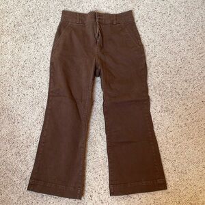 Everlane Organic Wide Leg Pants in Cocoa, Size 8